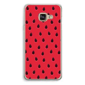 CaseCompany Watermelon: Samsung Galaxy A3 (2016) Transparant Hoesje