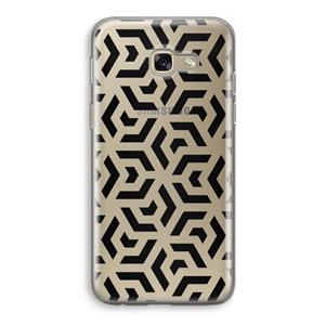 CaseCompany Crazy pattern: Samsung Galaxy A5 (2017) Transparant Hoesje