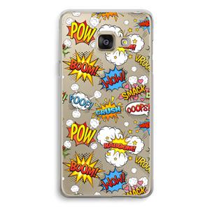 CaseCompany Pow Smack: Samsung Galaxy A3 (2016) Transparant Hoesje