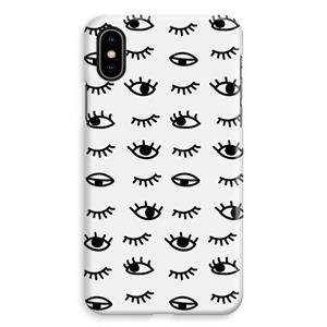 CaseCompany Eye pattern #2: iPhone XS Max Volledig Geprint Hoesje