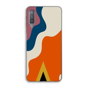 CaseCompany Noor A: Samsung Galaxy A7 (2018) Transparant Hoesje