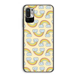 CaseCompany Regenboog: Xiaomi Redmi Note 10 5G Transparant Hoesje