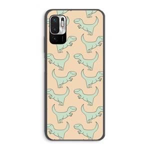 CaseCompany Dinos: Xiaomi Redmi Note 10 5G Transparant Hoesje