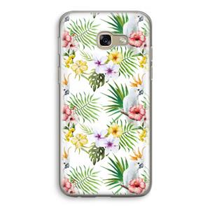 CaseCompany Gele kuif: Samsung Galaxy A5 (2017) Transparant Hoesje