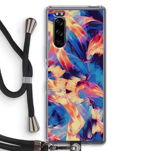 CaseCompany Tuesday Night: Sony Xperia 5 Transparant Hoesje met koord