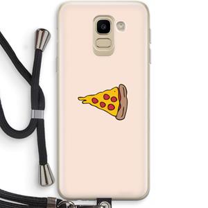 CaseCompany You Complete Me #1: Samsung Galaxy J6 (2018) Transparant Hoesje met koord