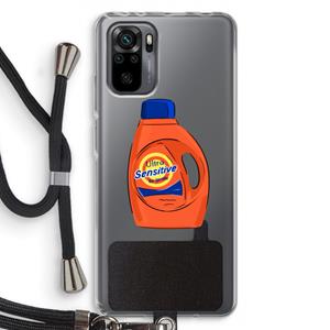 CaseCompany Ultra Sensitive: Xiaomi Redmi Note 10 Pro Transparant Hoesje met koord