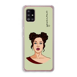 CaseCompany Pop-Art Creator: Samsung Galaxy A51 5G Transparant Hoesje