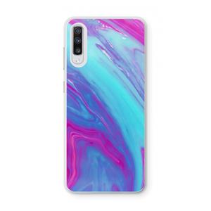 CaseCompany Zweverige regenboog: Samsung Galaxy A70 Transparant Hoesje