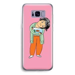 CaseCompany Visknuffel: Samsung Galaxy S8 Transparant Hoesje