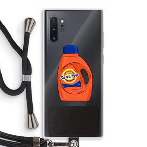 CaseCompany Ultra Sensitive: Samsung Galaxy Note 10 Plus Transparant Hoesje met koord