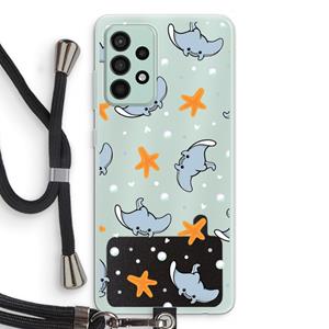 CaseCompany Manta: Samsung Galaxy A52s 5G Transparant Hoesje met koord