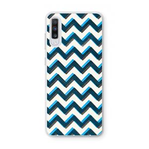 CaseCompany Onderbroken lijn: Samsung Galaxy A70 Transparant Hoesje