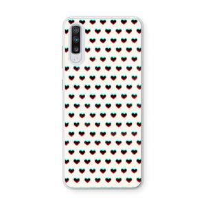 CaseCompany Hartjes: Samsung Galaxy A70 Transparant Hoesje