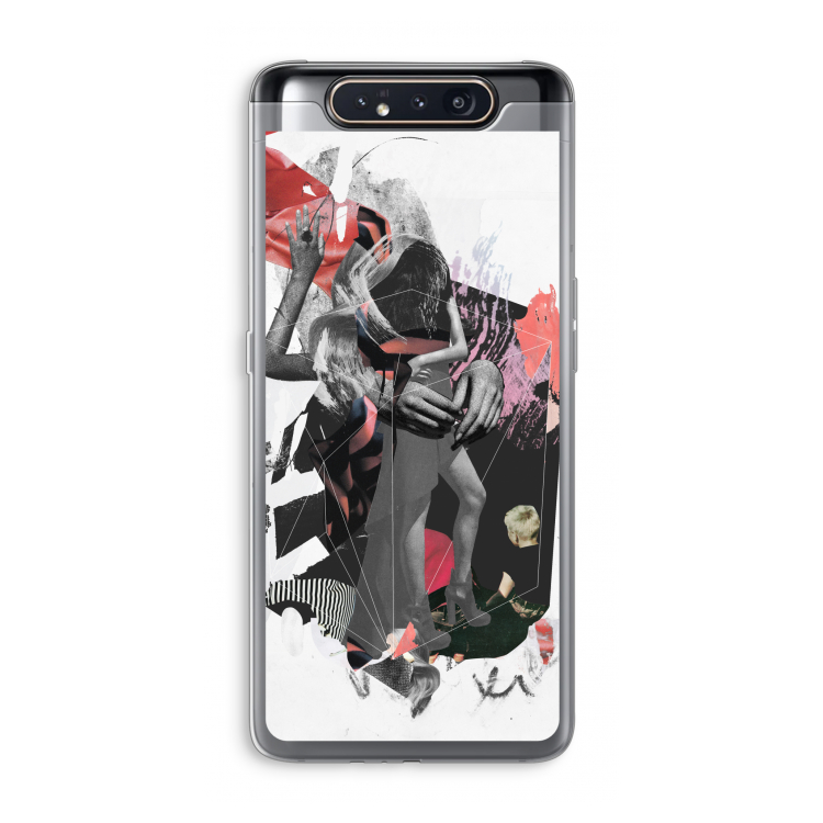 CaseCompany Dissimulation du réel: Samsung Galaxy A80 Transparant Hoesje