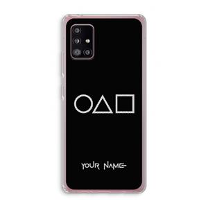 CaseCompany Squid Game: Samsung Galaxy A51 5G Transparant Hoesje