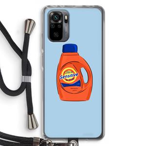 CaseCompany Ultra Sensitive: Xiaomi Redmi Note 10 Pro Transparant Hoesje met koord