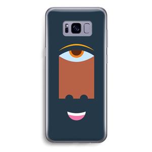 CaseCompany Mono M: Samsung Galaxy S8 Transparant Hoesje