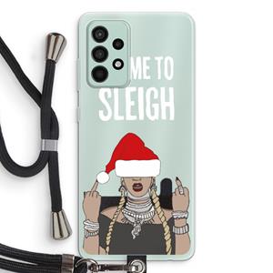 CaseCompany Came To Sleigh: Samsung Galaxy A52s 5G Transparant Hoesje met koord