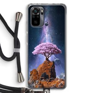 CaseCompany Ambition: Xiaomi Redmi Note 10 Pro Transparant Hoesje met koord