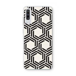 CaseCompany Geometrisch patroon: Samsung Galaxy A70 Transparant Hoesje