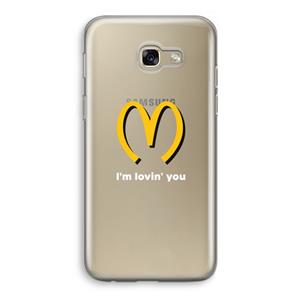 CaseCompany I'm lovin' you: Samsung Galaxy A5 (2017) Transparant Hoesje