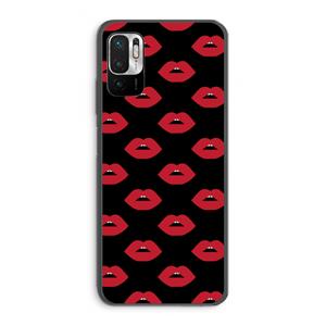 CaseCompany Lips: Xiaomi Redmi Note 10 5G Transparant Hoesje