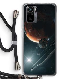 CaseCompany Mars Renaissance: Xiaomi Redmi Note 10 Pro Transparant Hoesje met koord