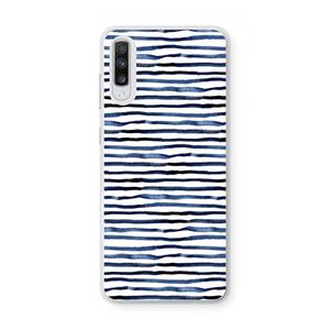 CaseCompany Verrassende lijnen: Samsung Galaxy A70 Transparant Hoesje