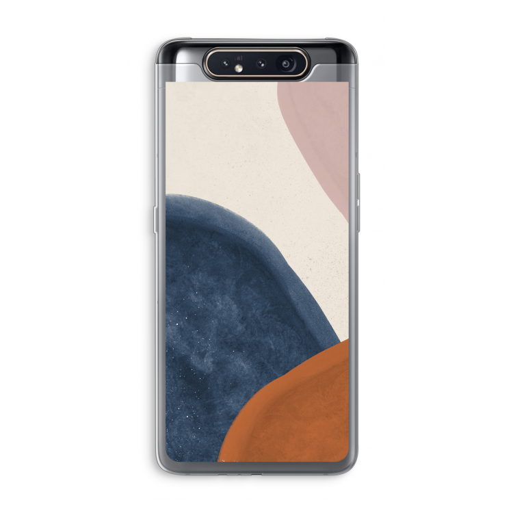 CaseCompany Geo #1: Samsung Galaxy A80 Transparant Hoesje