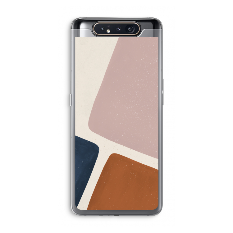 CaseCompany Geo #2: Samsung Galaxy A80 Transparant Hoesje