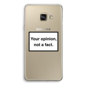 CaseCompany Your opinion: Samsung Galaxy A3 (2016) Transparant Hoesje