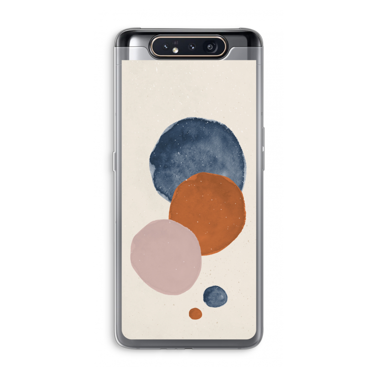 CaseCompany Geo #4: Samsung Galaxy A80 Transparant Hoesje