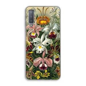 CaseCompany Haeckel Orchidae: Samsung Galaxy A7 (2018) Transparant Hoesje