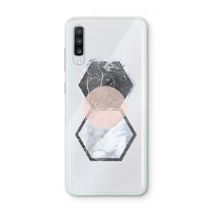 CaseCompany Creatieve toets: Samsung Galaxy A70 Transparant Hoesje