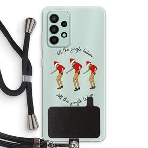 CaseCompany Jingle Ladies: Samsung Galaxy A52s 5G Transparant Hoesje met koord