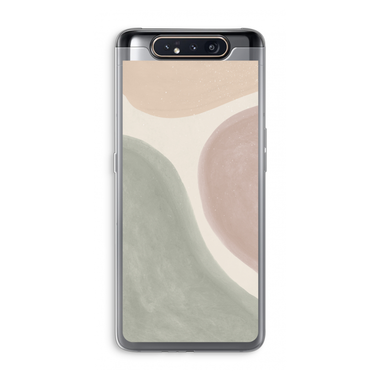 CaseCompany Geo #6: Samsung Galaxy A80 Transparant Hoesje