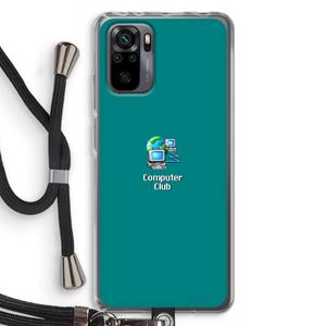 CaseCompany Win98: Xiaomi Redmi Note 10 Pro Transparant Hoesje met koord