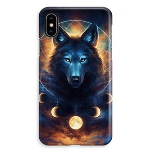 CaseCompany Wolf Dreamcatcher: iPhone XS Max Volledig Geprint Hoesje