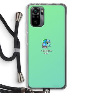 CaseCompany Win98: Xiaomi Redmi Note 10 Pro Transparant Hoesje met koord