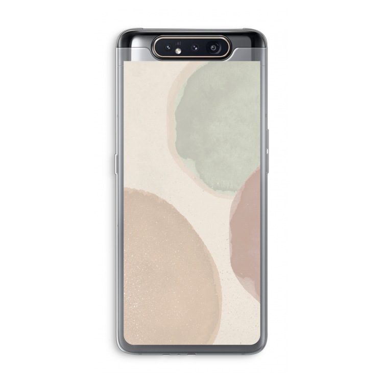 CaseCompany Geo #8: Samsung Galaxy A80 Transparant Hoesje