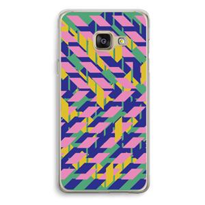 CaseCompany Skew Blush 1: Samsung Galaxy A3 (2016) Transparant Hoesje
