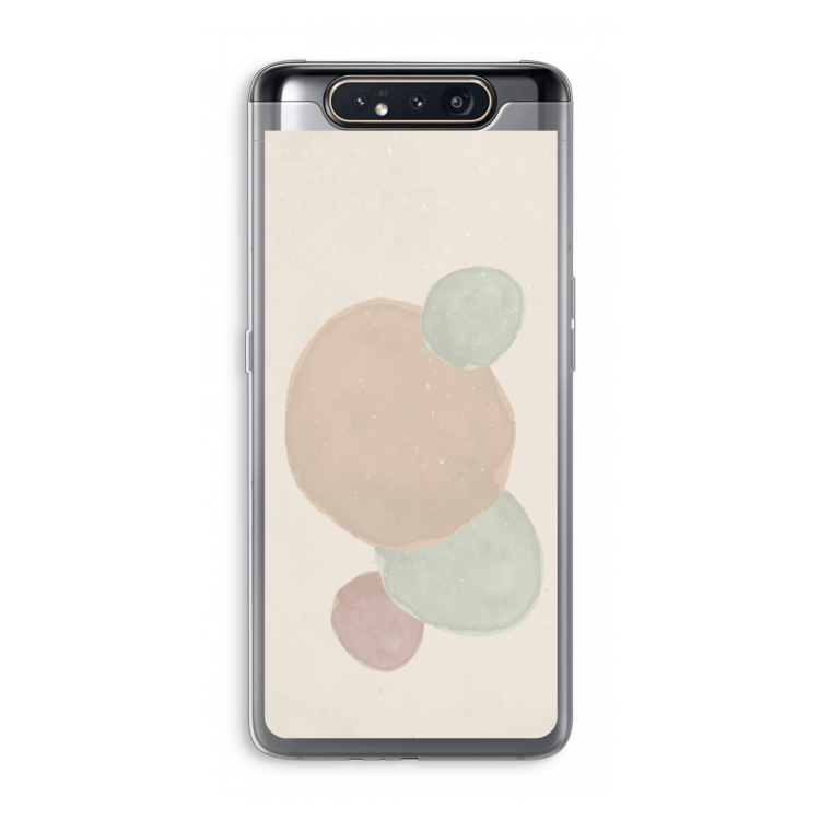 CaseCompany Geo #9: Samsung Galaxy A80 Transparant Hoesje