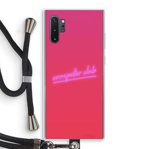 CaseCompany Vice Glow: Samsung Galaxy Note 10 Plus Transparant Hoesje met koord