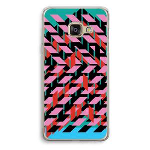 CaseCompany Skew Blush 2: Samsung Galaxy A3 (2016) Transparant Hoesje
