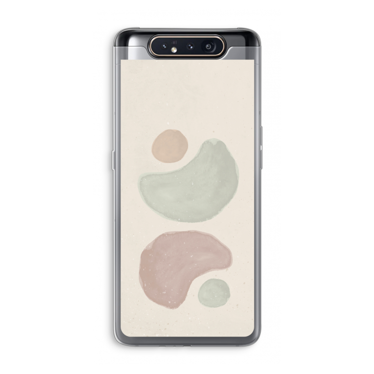 CaseCompany Geo #10: Samsung Galaxy A80 Transparant Hoesje