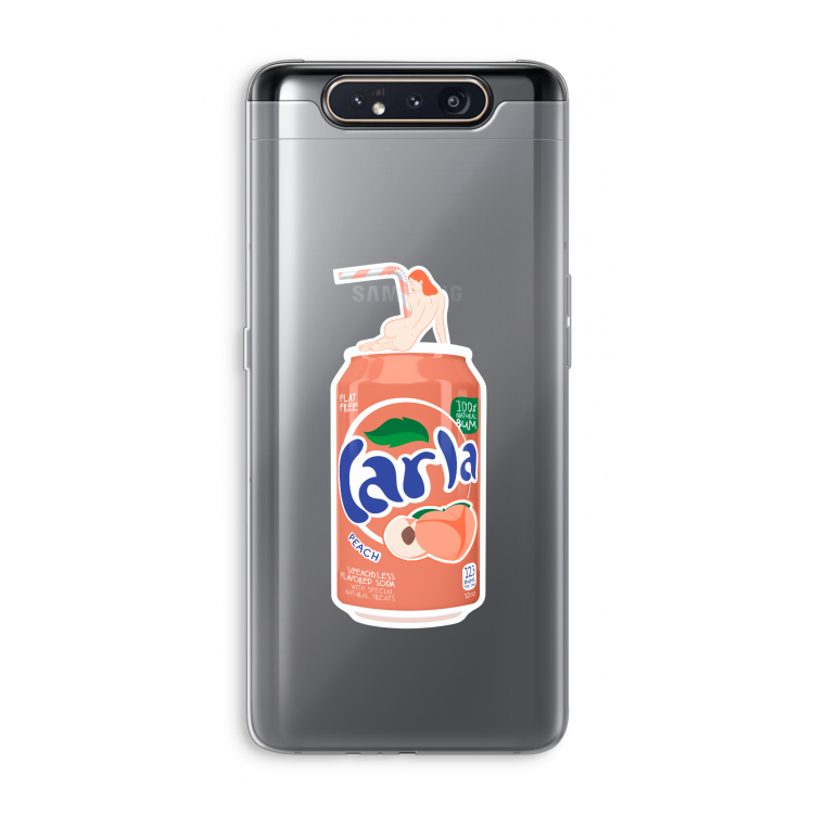 CaseCompany S(peach)less: Samsung Galaxy A80 Transparant Hoesje