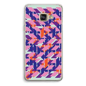 CaseCompany Skew Blush 3: Samsung Galaxy A3 (2016) Transparant Hoesje
