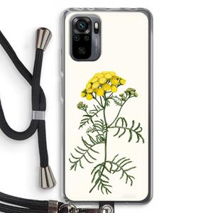 CaseCompany Tansy: Xiaomi Redmi Note 10 Pro Transparant Hoesje met koord