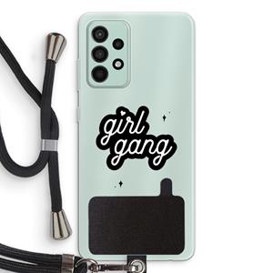 CaseCompany Girl Gang: Samsung Galaxy A52s 5G Transparant Hoesje met koord